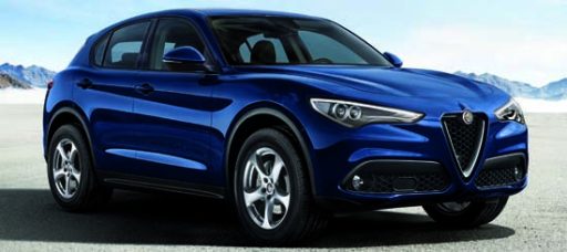 Alfa Romeo new blue car