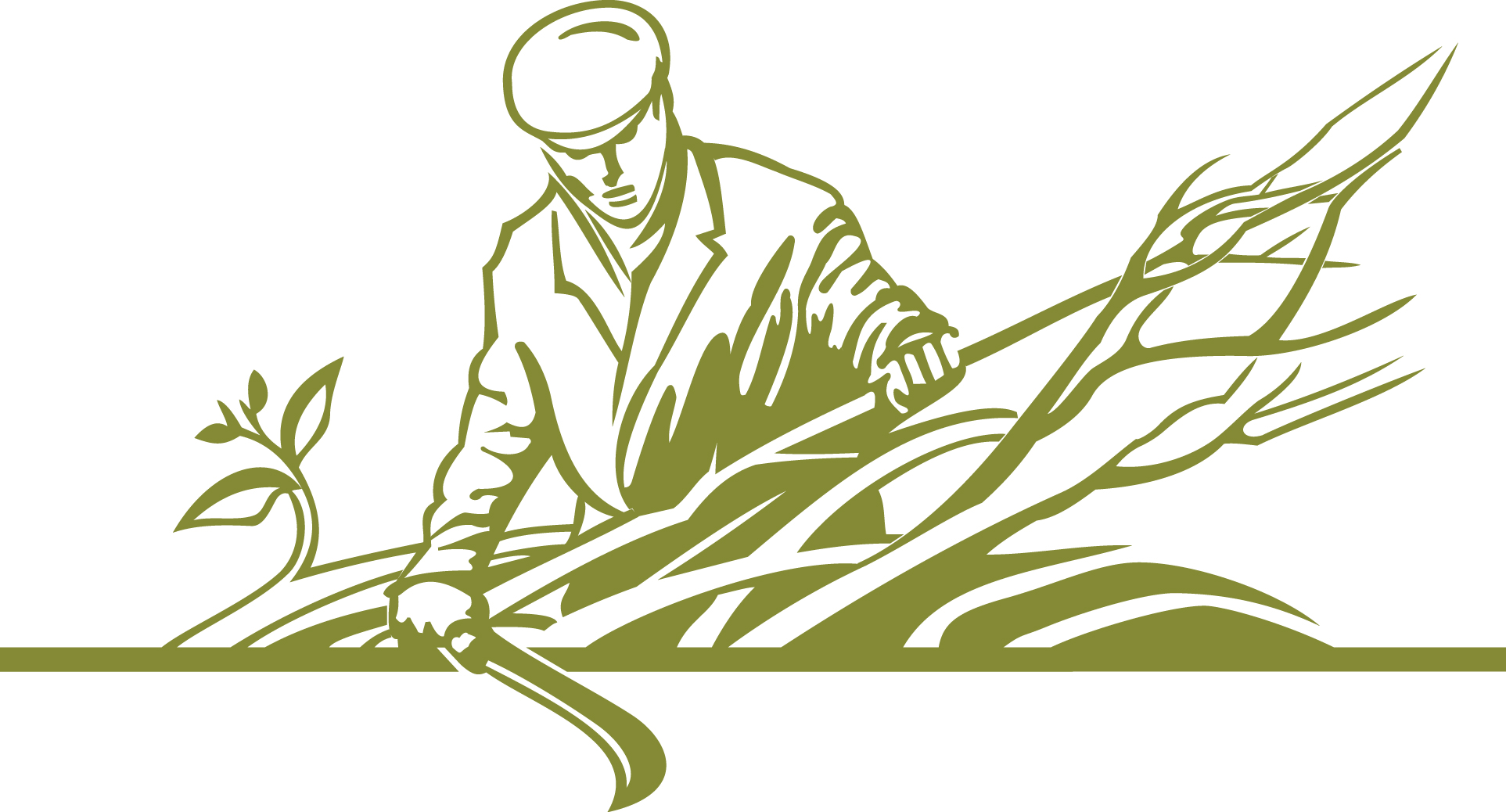 The Blackdown Hills hedge association logo