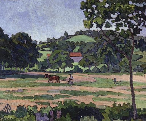 Robert Bevan, Hay Harvest painting