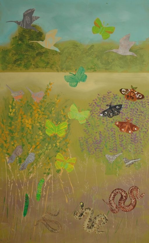 heathland postcard designed by children