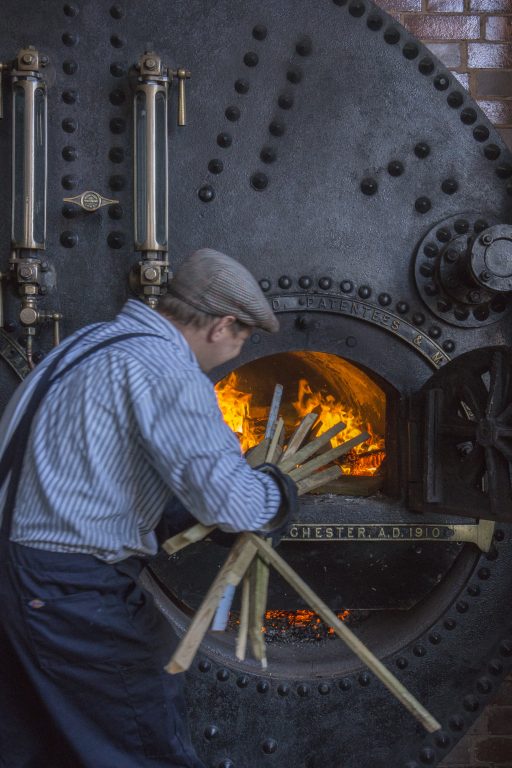 Coldharbour Mill fuelling the boiler
