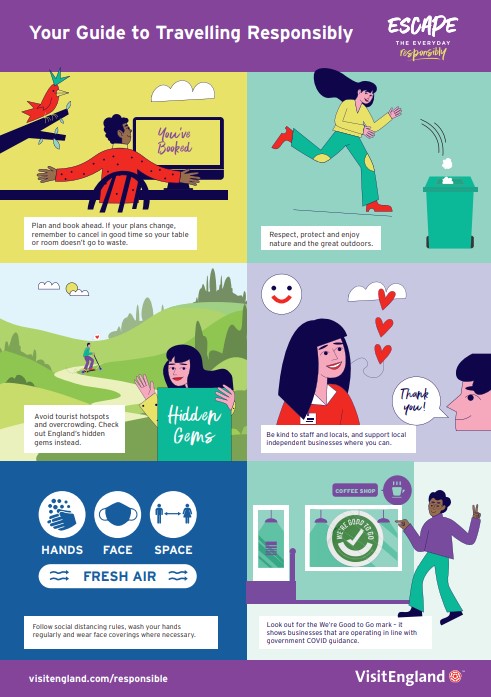 Visit England travelling responsibly