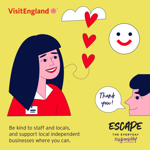 visit England Thank you poster