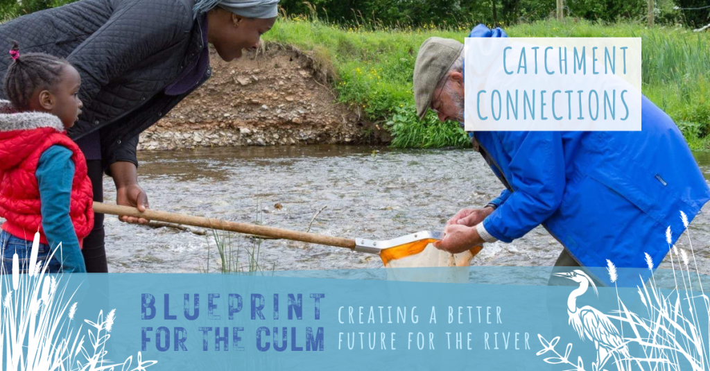 A group of people river dipping