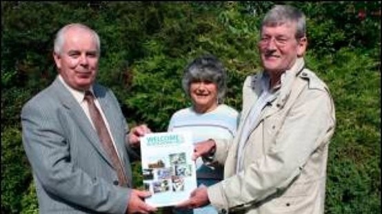 Paul Diviani launching a Blackdown Hills AONB visitor guide