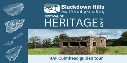 RAF Culmhead guided tour. Photo of a pill box at Culmhead.