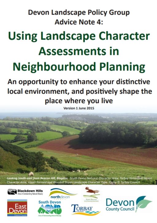 Using Landscape Character Assessments in neighbourhood planning - document cover