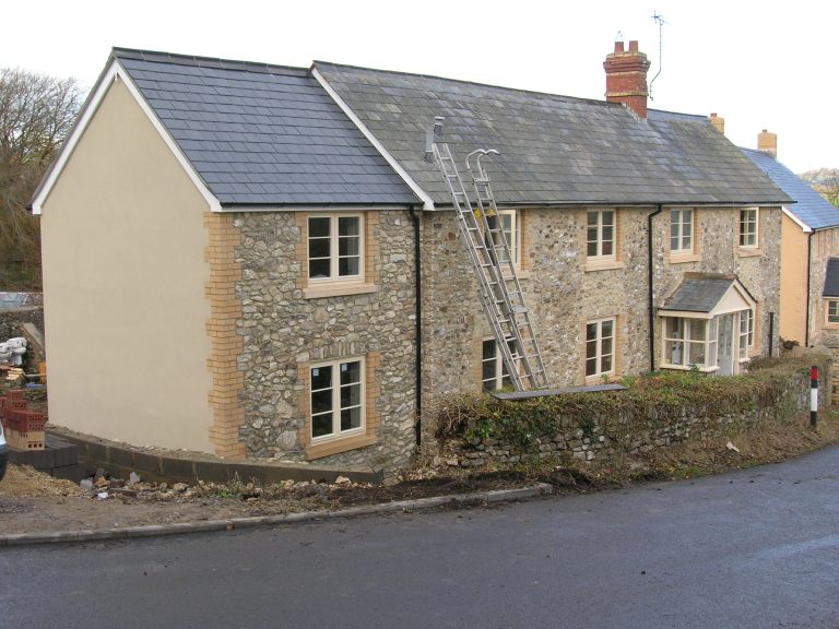 House being refurbished and new extensions
